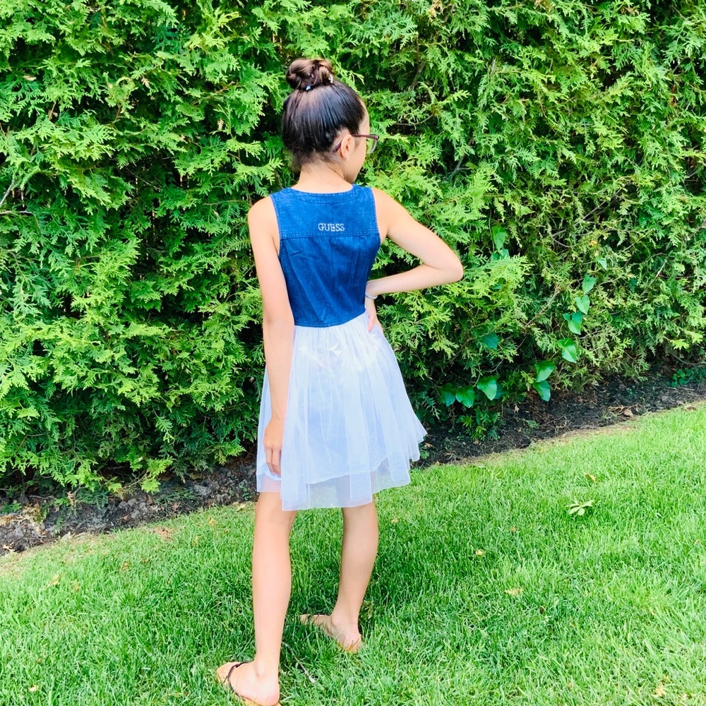 One piece jean dress from guess!